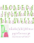 Specialty Purse Applique Font