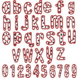 Specialty Polka Dot Fun Font