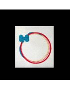 Circle Frame with Bow