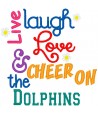 Live Laugh Love Dolphins