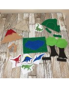 In Hoop Dinosaur Play Set