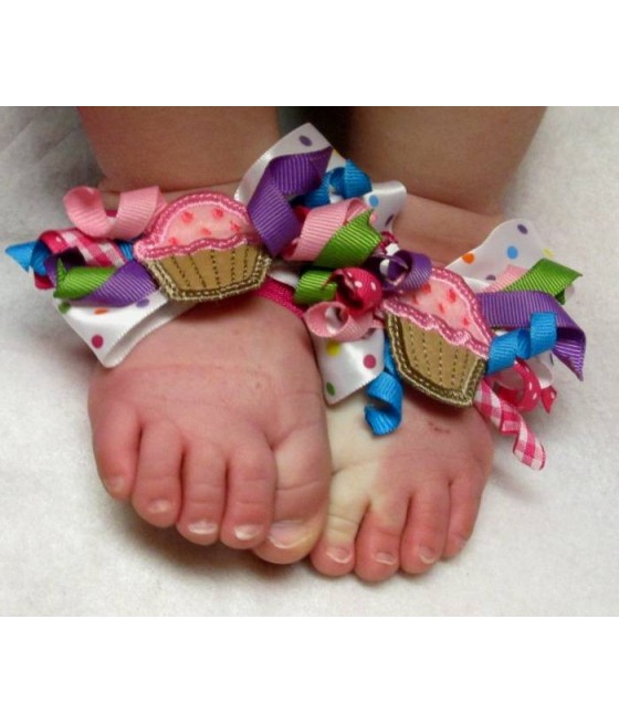 In Hoop Cupcake Barefoot Sandals