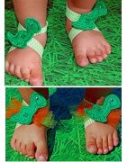 In Hoop Dinosaur Barefoot Sandals