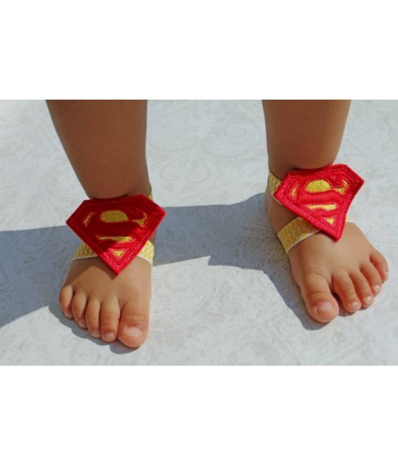 In Hoop Super Hero Barefoot Sandals