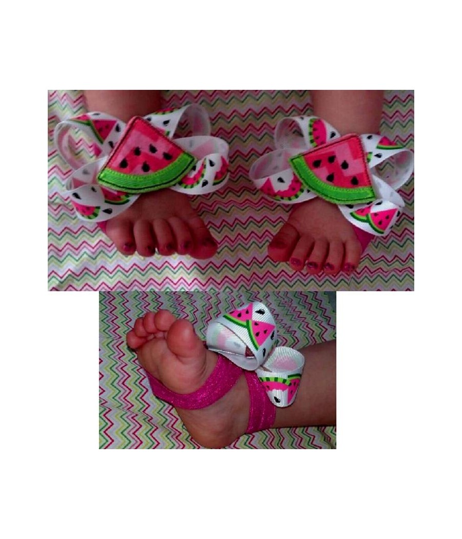 In Hoop Watermelon Barefoot Sandals