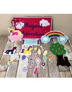 In Hoop Unicorn Puppet and Play Set