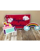 In Hoop Unicorn Puppet and Play Set