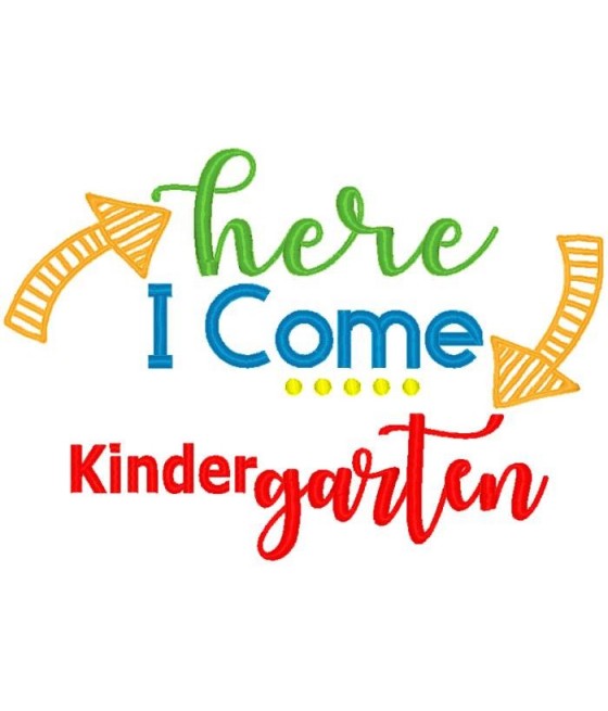 Here I Come Kindergarten