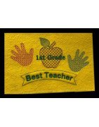 In Hoop Wholecloth Teacher Mug Rug