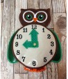 In Hoop Owl Clock