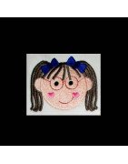 Little Girl with Bobcut and glasses