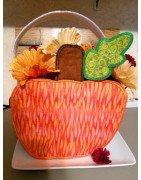 In Hoop Interchangeable Basket Pumpkin Front