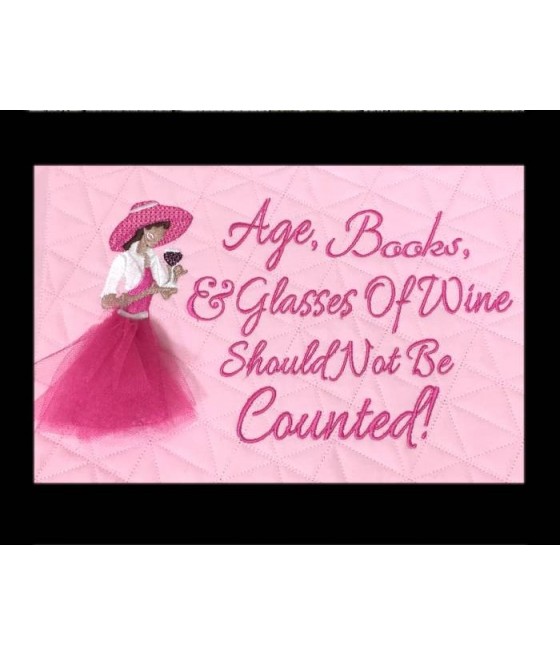 Pillow Palz Age Book And Glasses of Wine