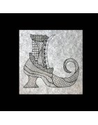 Mandala Witch Shoe