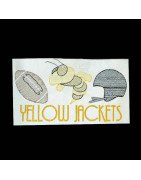 Yellow Jackets Football Line Art