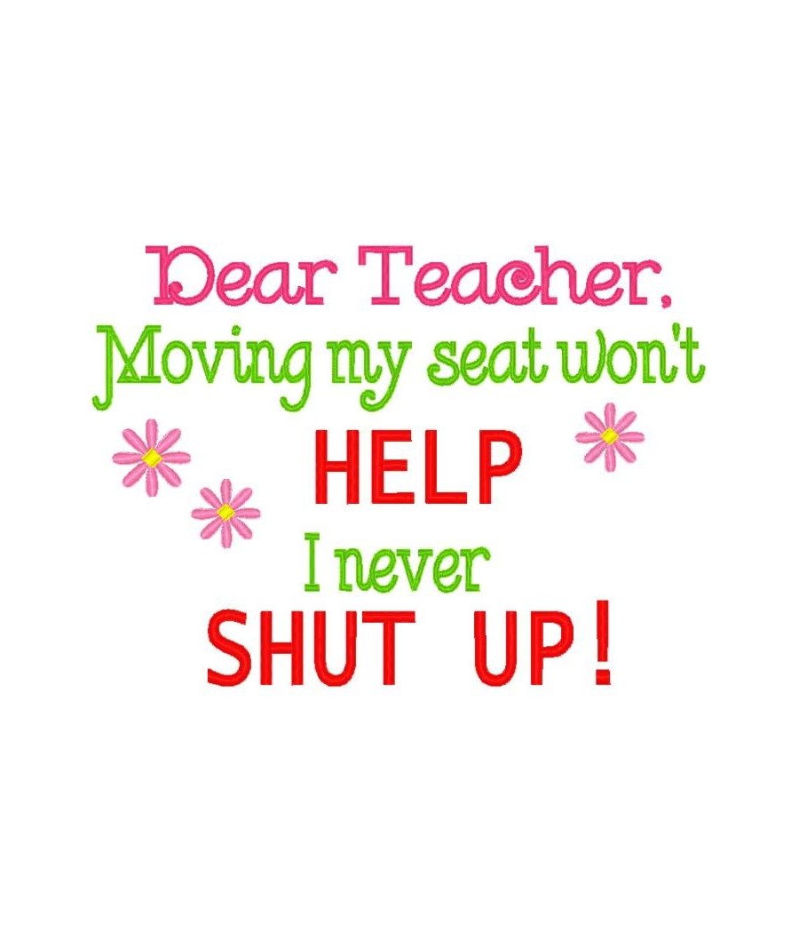 Dear Teacher Saying