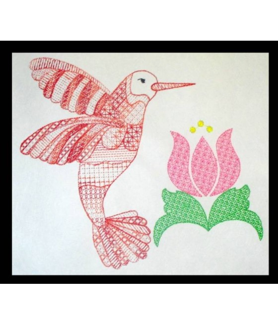 Mandala Hummingbird