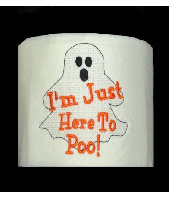 Toilet Paper Poo Ghost