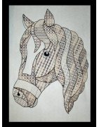 Mandala Horse Head