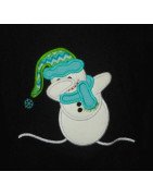 Dabbing Snowman