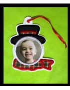 In Hoop Picture Ornament Set