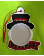 In Hoop Picture Ornament Set