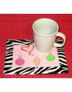 In Hoop Hanging Ornaments Mug Rug