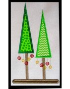 Applique Skinny Trees