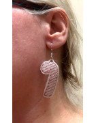 In Hoop Candy Cane Earrings