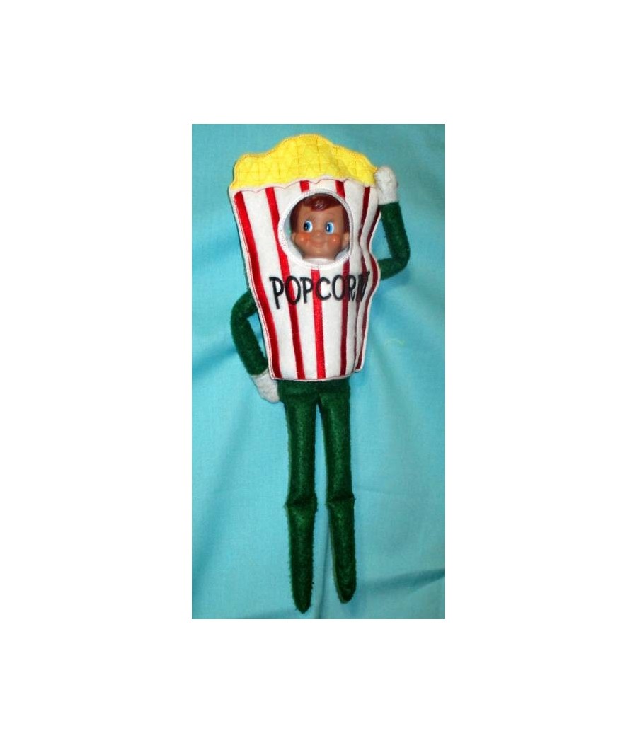 In Hoop Elf Popcorn Costume