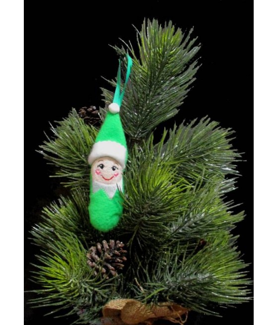 In Hoop Elf Stuffie Ornament 