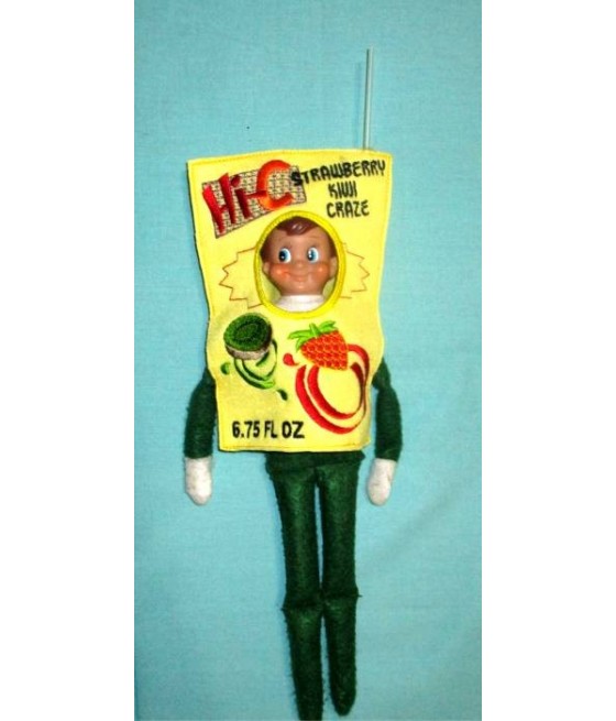 In Hoop Elf Juice Box Costume