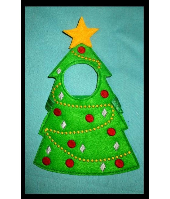 In Hoop Elf Christmas Tree Costume