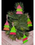 In Hoop Three Fabric Ornaments 