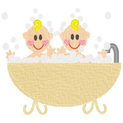 twins-in-a-tub