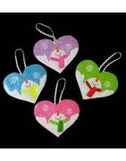 In Hoop Snowman Heart Ornament 2