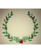 Christmas Holly Frame
