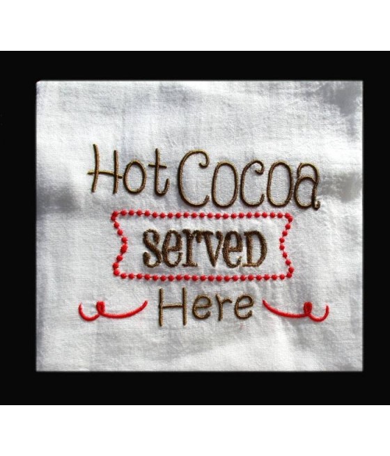 Hot Cocoa Saying Set