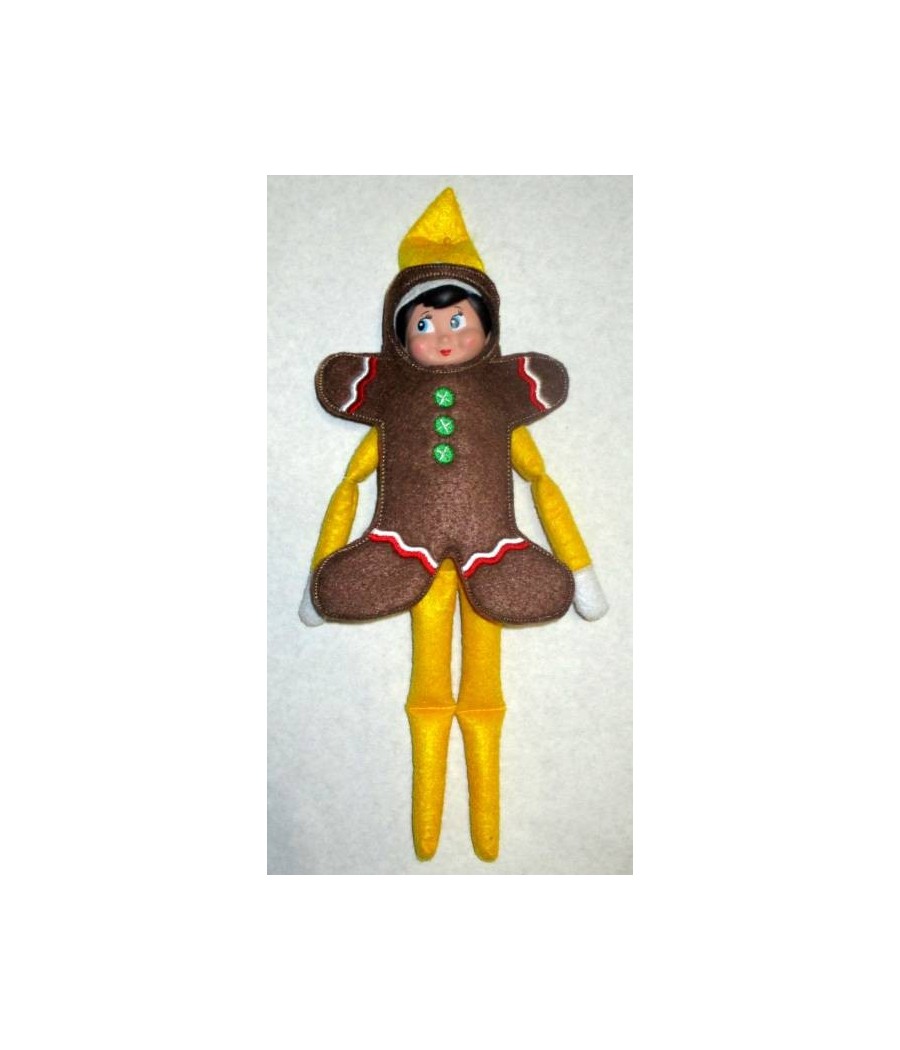 In Hoop Elf Gingerbread Costume