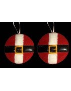 In Hoop Santa Belly Ornament