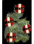 In Hoop Santa Belly Ornament