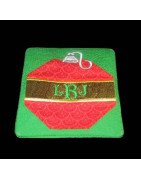 In Hoop Quilted Ornament Mug Rug