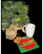 In Hoop Quilted Ornament Mug Rug