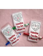 In Hoop Amazing Valentine Card Design