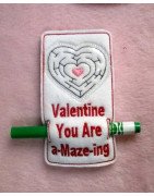In Hoop Amazing Valentine Card Design