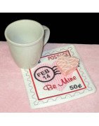 In Hoop Valentine Stamp Mug Rug