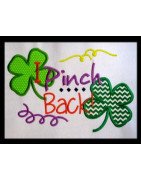 I Pinch Back Applique