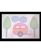 Camper Line Art