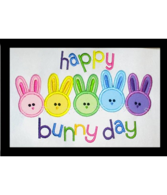 Happy Bunny Days Applique
