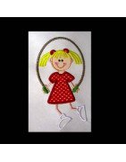 NNKids Jump Rope Girl Applique